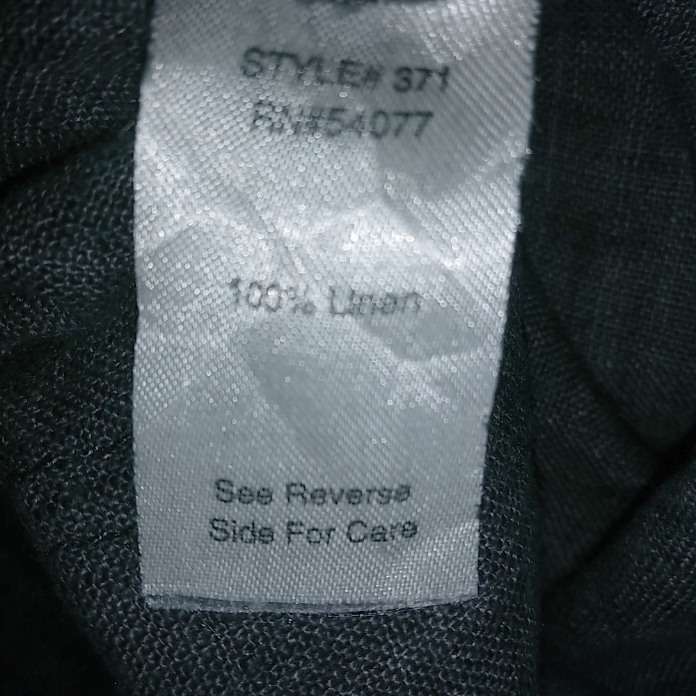 CAbi 6 30x32 Linen Casual Dress Pants in Gray - Picture 9 of 10
